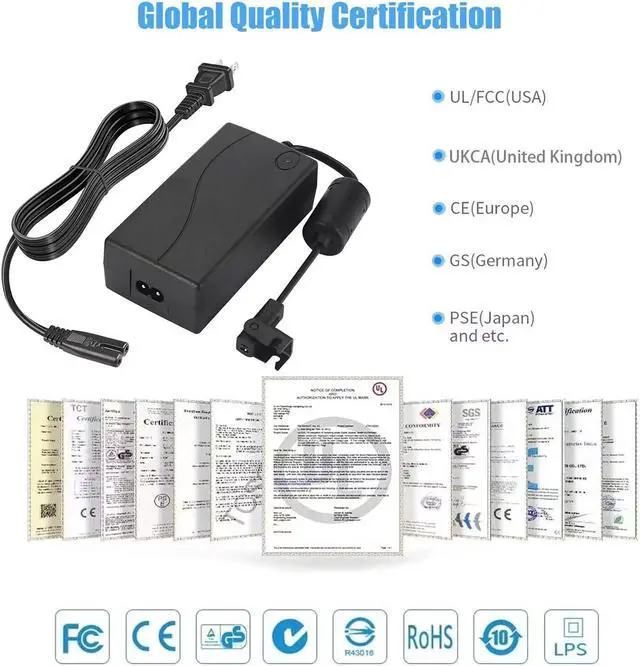 Alt view image 5 of 6 - Recliner Power Supply,YHWSHINE Power Recliner or Lift Chair29V2A AC/DC Adapter Switching Power Supply Transformer for Lift Chair or Power Recliner with 4 Feet AC cable.