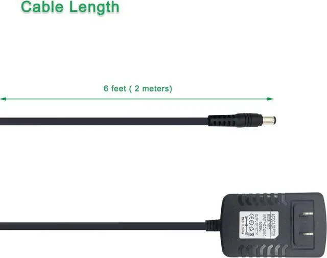 Alt view image 2 of 3 - Charger for Altec Lansing Blutooth Speakers IMW889L Rockbox XL Power Cord, 18V 2.5A AC Adapter Charging Cable 6 FT