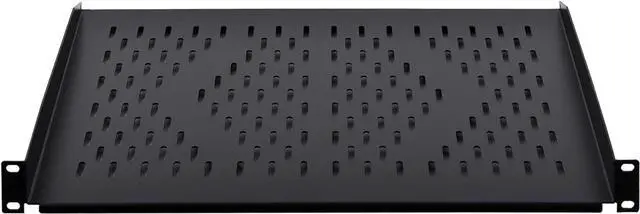 Alt view image 3 of 6 - RackPath 1U Cantilever Universal Rack Shelf - 14in Deep  Rackmount shelf for 19 AV/Network Equipment Racks  55lbs Capacity - 2Pack