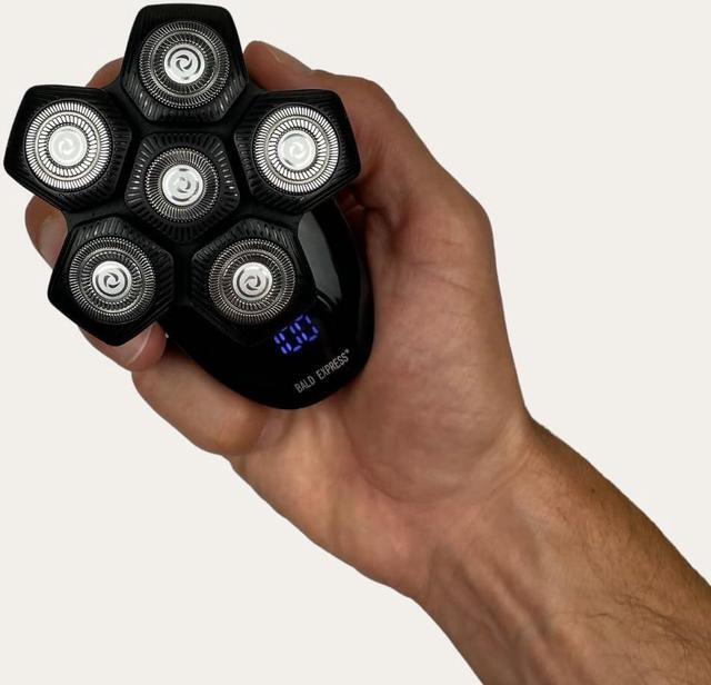 Alt view image 3 of 7 - The Bald Express Electric Head Shavers for Bald Men - The Bald Brothers - 5 in 1 Mens Cordless Grooming Kit | Electric Shaving for Bald Men | USB Charge | Skull Shaver for Men