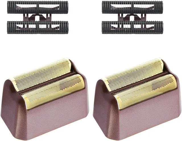 Main image of 2 Pack Professional 5 Star Series Finale Shaver Replacement Foil and Cutter Bar Assembly Compatible with wahl Shaver Foil 7031-100, 7043-100 Super Close Shaving Replacement HeadsRed