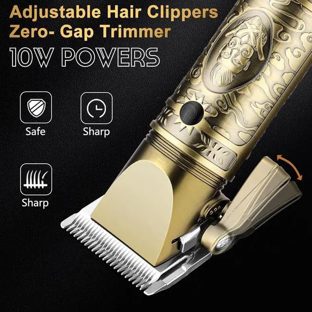 Alt view image 2 of 7 - GSKY Hair Clippers for Men Professional, Cordless Clippers for Hair Cutting, Mens Hair Clippers and Trimmer Kit for Barber with LED Display