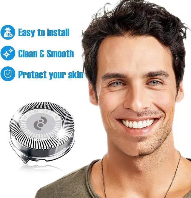 Alt view image 5 of 7 - HQ8 Replacement Heads for HQ8 Aquatec Shavers, HQ8 Blades Compatible with Razor PT720 AT880 AT810 Heads,3-pc Pack