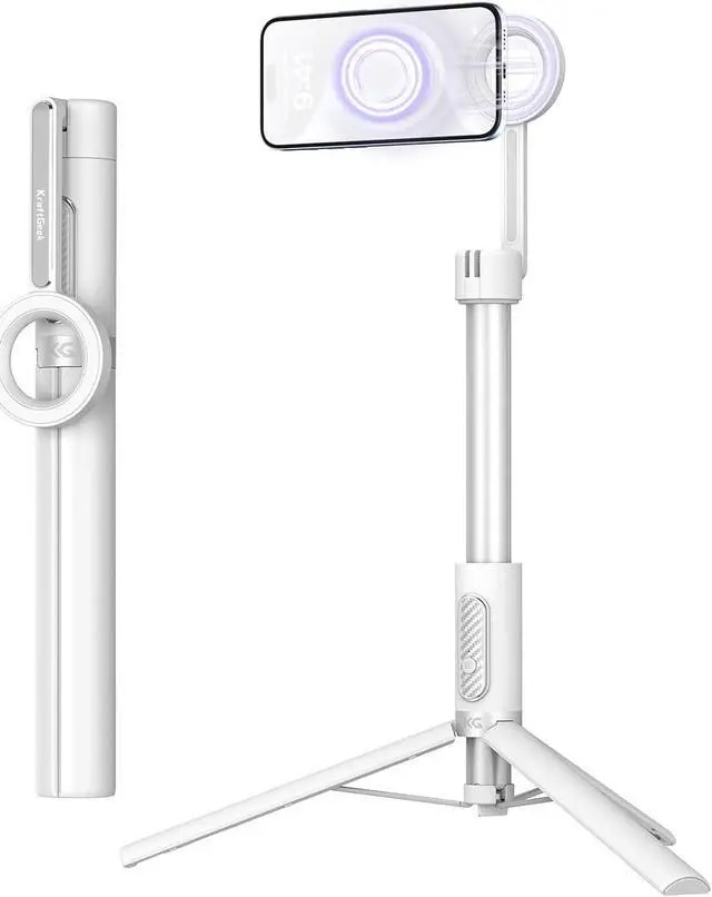 Main image of KraftGeek Magnetic Selfie Stick Tripod for iPhone, 64 Phone Tripod for Magsafe, Travel Phone Stand with Remote for iPhone 16 Pro Max