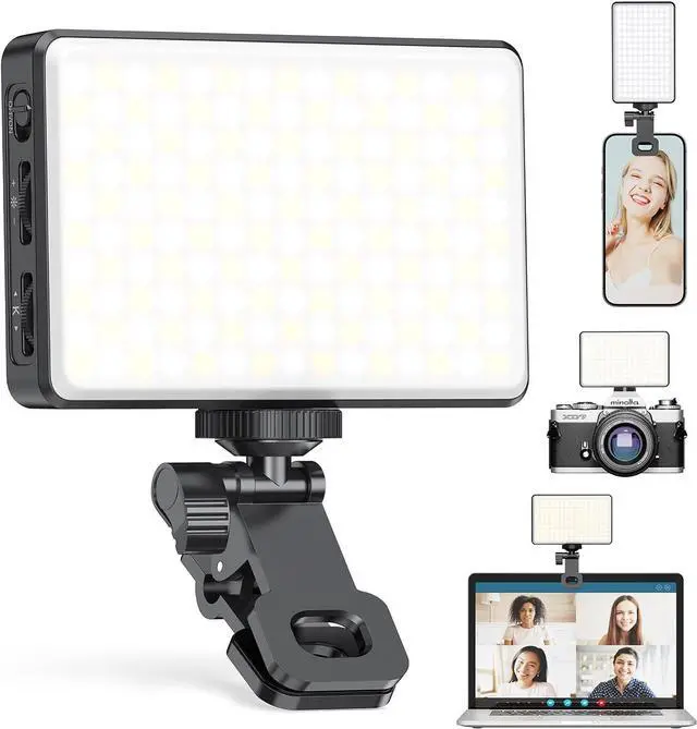 Main image of 150 LED Phone Light, Selfie Light for iPhone/Phone/iPad/Camera, 5500Mah Rechargeable Portable Lights, 3 Lighting Adjustment Modes, Selfie Lights for Photography/TikTok/Vlog/Video