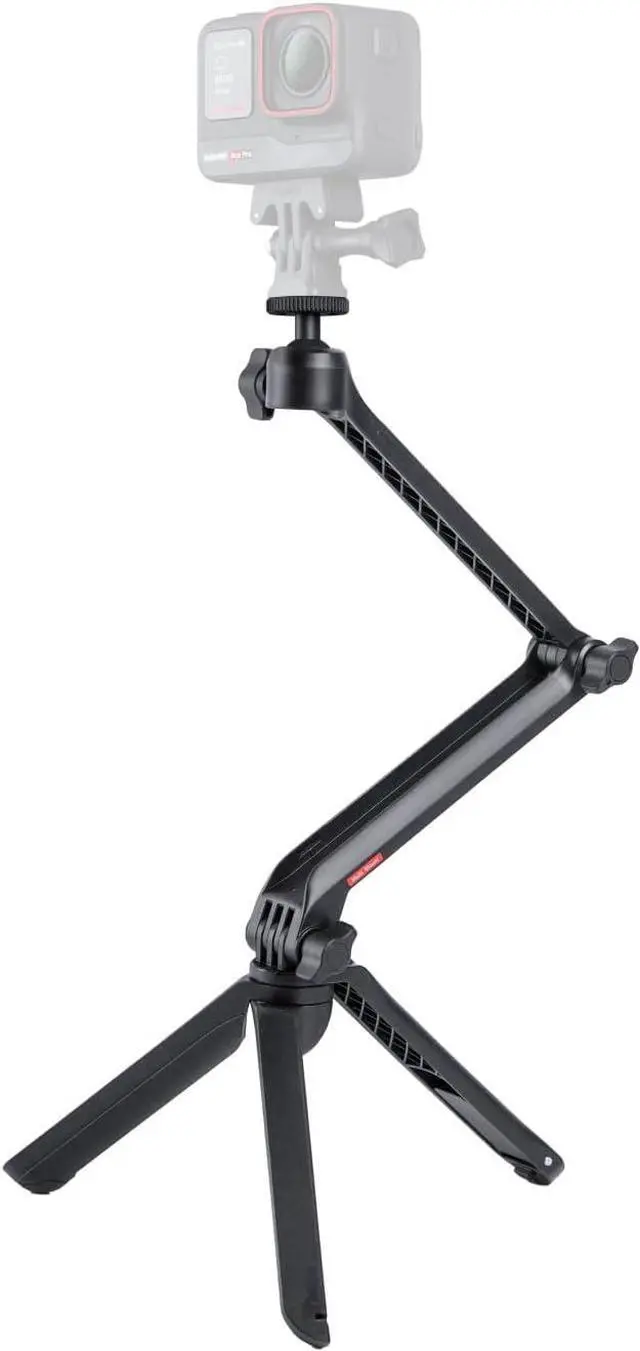 Main image of Insta360 Multi Mount, All-in-One Camera Rig, Tripod, Selfie Stick & Magic Arm, 360 Ball Joint for Adjustable Angles, Compatible with Insta360 Ace/GO/Link/X Series, Black