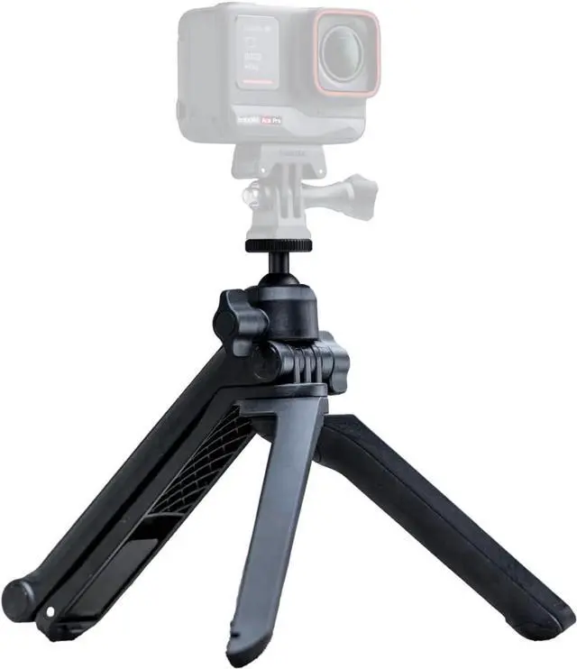 Alt view image 3 of 5 - Insta360 Multi Mount, All-in-One Camera Rig, Tripod, Selfie Stick & Magic Arm, 360 Ball Joint for Adjustable Angles, Compatible with Insta360 Ace/GO/Link/X Series, Black