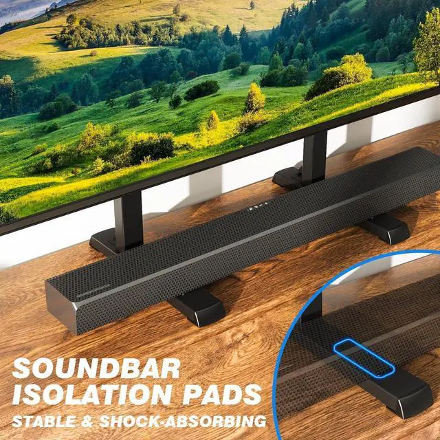 Alt view image 5 of 7 - Table Top TV Stand with Height Adjustable TV Legs TV Stands Base with Cable Management for Most 37 to 86 Inch Flat or Curved TVs Steel TV Feet Holds up to 150 lbs Max VESA 800x600mm Black