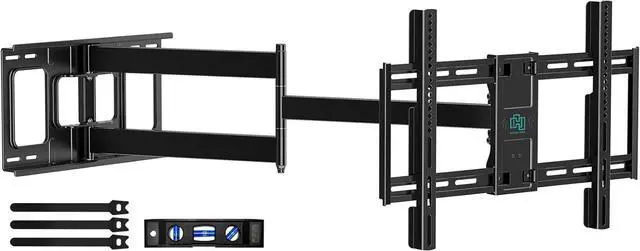 Main image of Long Arm TV Wall Mount for 42-80 inch TVs, Full Motion with 43 inch Extension Articulating Arms, Swivel and Tilt TV Bracket, Holds up to 110 lbs, Max VESA 600x400mm