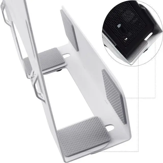 Alt view image 6 of 6 - Cable Box Wall Mount Modem Adjustable Wall Mount for Small and Wide Devices Such as DVD Players, Game Console Such As PS3, PS4, Xbox, Apple TV, Roku, Fire TV,Mini PC, Mac Mini,and More