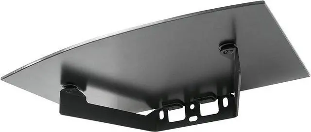 Alt view image 5 of 6 - Mount Plus DV202 Single Strengthened Tempered Shelf Wall Mount for Compact DVD Player, Compact Blu-ray, Cable Boxes, Games Consoles, TV Accessories