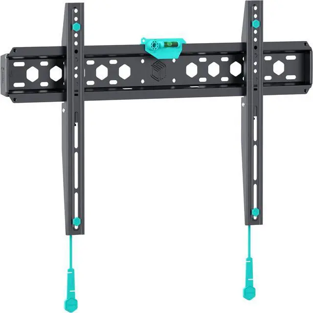 Main image of ONKRON Fixed TV Wall Mount for 43-85 Inch Screen up to 150 lbs - Flat to Wall TV Mount Low Profile 75x75-600x400 VESA Ultra Thin TV Wall Mount Slim/Flush Wall Mount TV Bracket Flat Black
