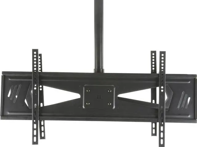 Alt view image 4 of 7 - Displays 2go Dual Sided Ceiling TV Mount for 37" to 70" Flat Screen Monitors, Height Adjustable, Steel (Black)