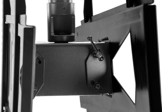 Alt view image 5 of 7 - Displays 2go Dual Sided Ceiling TV Mount for 37" to 70" Flat Screen Monitors, Height Adjustable, Steel (Black)