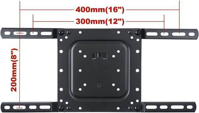 Alt view image 5 of 7 - VideoSecu TV Wall Mount Bracket Full Motion Swing Out Tilt and Swivel Articulating Arm for Most 22-55 inch LCD LED 3D TV, up to 400x400 VESA ML532B WP4