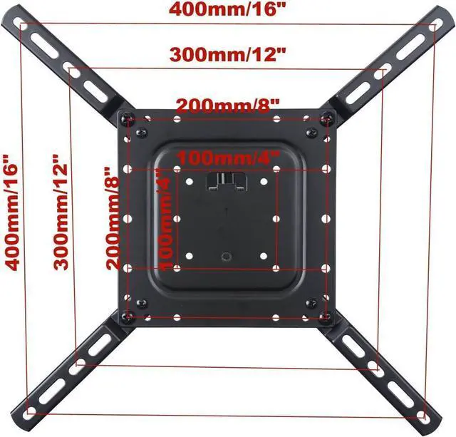 Alt view image 4 of 7 - VideoSecu TV Wall Mount Bracket Full Motion Swing Out Tilt and Swivel Articulating Arm for Most 22-55 inch LCD LED 3D TV, up to 400x400 VESA ML532B WP4