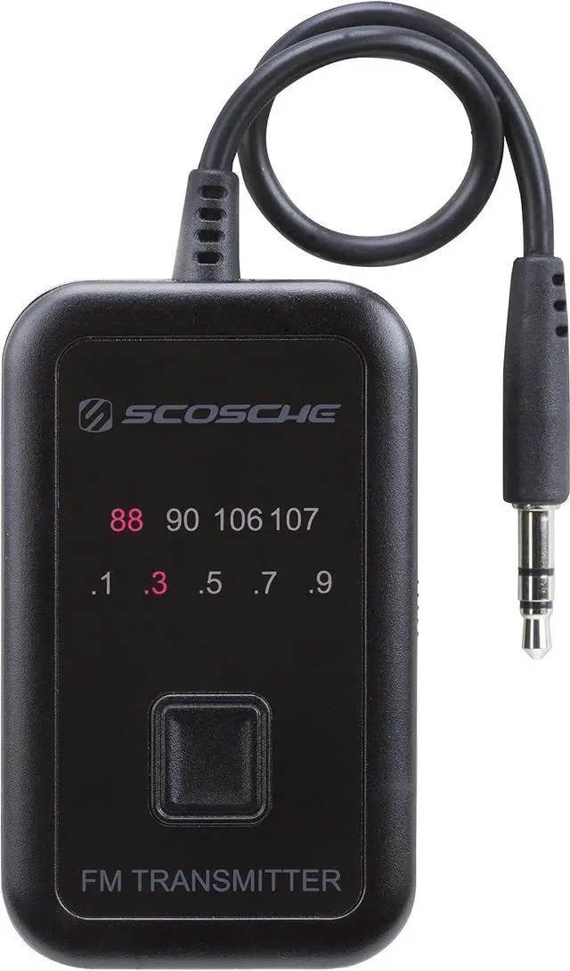 Main image of Scosche FMT5 TuneTone Universal FM Stereo Transmitter for Mobile Devices, Black Small