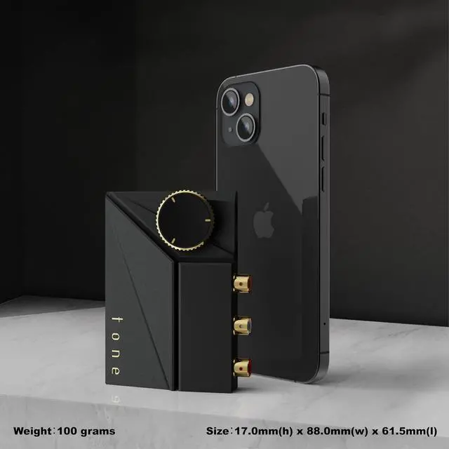 Alt view image 4 of 7 - DAC Amp Tone2 Pro | Desktop Digital Analog Converter -Headphone Amplifier with USB-C/USB-C(I2S) Inputs/Outputs: 3.5mm Unbalanced / 4.4mm Balanced/RCA - MQA DECODER (Black)