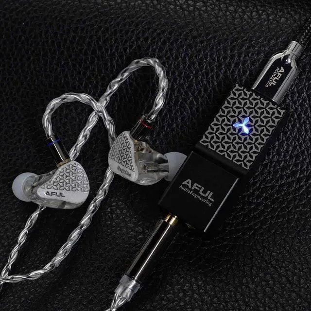 Alt view image 5 of 7 - HiFiGo AFUL SnowyNight Portable USB DAC & AMP, Dual CS43198 DAC Chips Amplifiers with Impressively Low Distortion Rate (Lightninng)