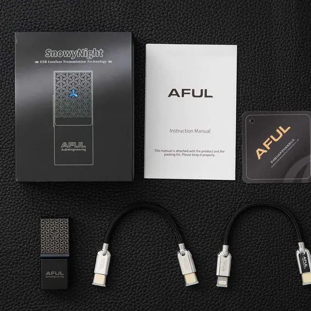 Alt view image 7 of 7 - HiFiGo AFUL SnowyNight Portable USB DAC & AMP, Dual CS43198 DAC Chips Amplifiers with Impressively Low Distortion Rate (Lightninng)