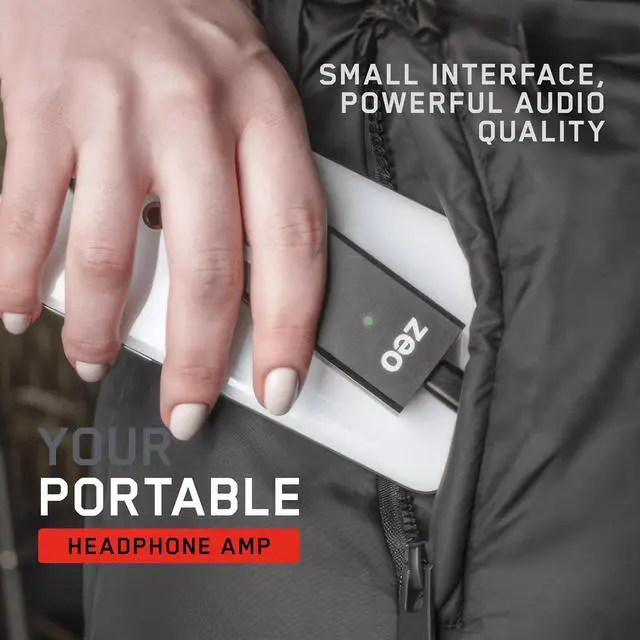 Alt view image 6 of 6 - Antelope Audio ZEO Portable DAC Audio Converter Hi-Fi & Headphone Amplifier - High Resolution DAC/Amp Dongle w/USB Input & 3.5Mm Output for PC, Smartphone - Compatible w/iOS, Android, macOS, Windows