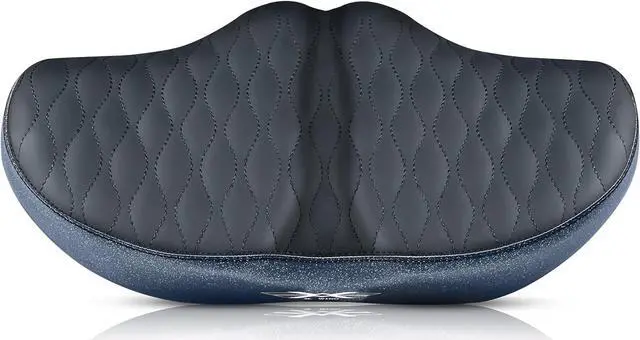 Main image of X WING New-Age Noseless Bike Seat Cushion for Men & Women - Extra Padding & Wide - Suitable for City, Electric, Stationary Bikes - Compatible with Peloton Bikes  Wide Winged Bike Seat with Cushion