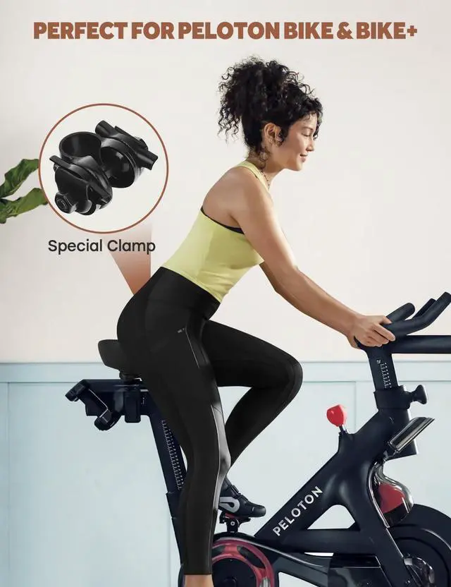 Alt view image 3 of 7 - Oversized Bike Seat for Peloton Bike & Bike+, Comfort Bicycle Seat Replacement for Men & Women, Extra Wide Bike Saddle Compatible with Peloton, Echelon, Exercise, Electric, Cruiser Bikes