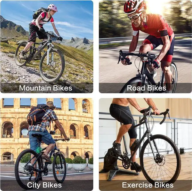 Alt view image 7 of 7 - OUXI Comfort Bike Seat Comfortable Gel Bicycle Saddle Replacement Soft Padded with Shock Absorbing Waterproof for MTB Mountain Bike Road Bike Exercise Bike Men Women and Ladies