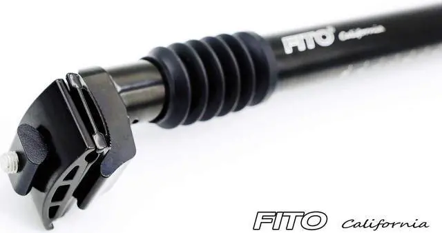 Alt view image 3 of 5 - Seat Post - Fito 27.2 x 350mm Bicycle Suspension Seatpost with Clamp - Black