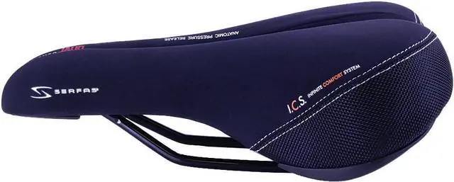 Alt view image 3 of 7 - Dual Density Men's Bicycle Saddle with Cutout