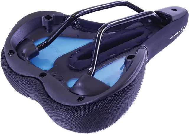 Alt view image 4 of 7 - Dual Density Men's Bicycle Saddle with Cutout