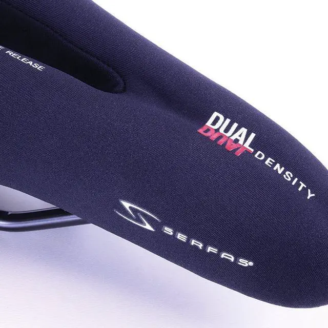Alt view image 6 of 7 - Dual Density Men's Bicycle Saddle with Cutout