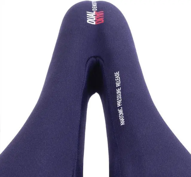 Alt view image 7 of 7 - Dual Density Men's Bicycle Saddle with Cutout