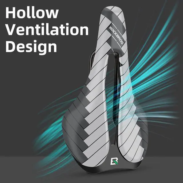 Alt view image 2 of 7 - ROCKBROS Mountain Bike Saddle MTB Saddle Bicycle Saddle Comfortable Memory TPU Cushion for Road MTB ebike Riding Specialized