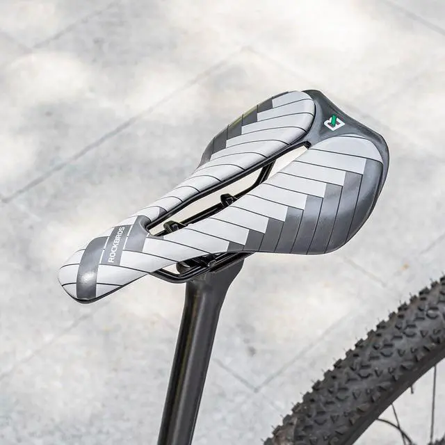 Alt view image 4 of 7 - ROCKBROS Mountain Bike Saddle MTB Saddle Bicycle Saddle Comfortable Memory TPU Cushion for Road MTB ebike Riding Specialized