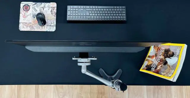 Alt view image 6 of 7 - Monitor Arm/Mount VESA Adapter Compatible with HP Pavilion 22M, 24M, 27M - Gladiator Joe - 100% Made in Canada