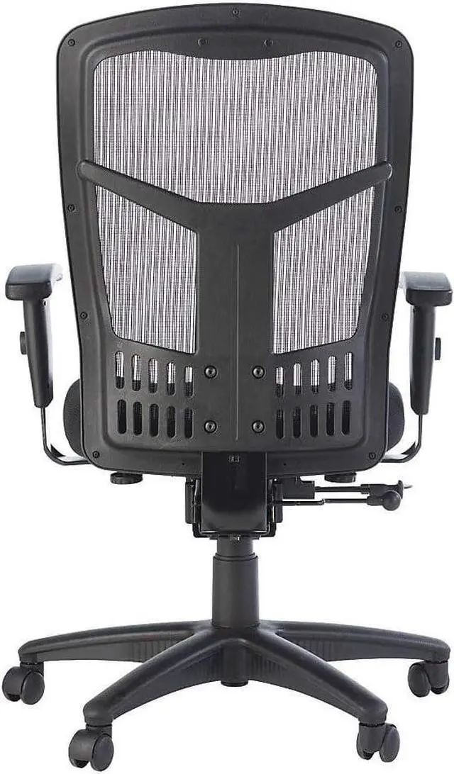 Main image of Lorell ErgoMesh Executive Swivel Chair, High-Back, Black