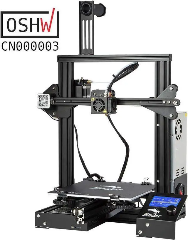 Alt view image 2 of 7 - Creality Ender 3 3D Printer Fully Open Source with Resume Printing Function DIY Printers Build Volulme 8.66x8.66x9.84 inch