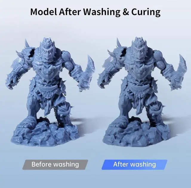 Alt view image 7 of 7 - ANYCUBIC Wash and Cure 3, Upgraded Volume 2 in 1 Wash and Cure Station, with Gooseneck Lights, for Mars Anycubic Photon Mono 4 K 2 LCD SLA DLP 3D Printer, Washing Size of 165 x 100 x180 mm
