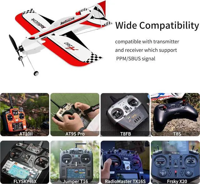 Alt view image 2 of 7 - Radiolink A560 Plug & Play (PNP) 3D RC Airplane with Gyro 6 Flight Modes | 580mm Wingspan 4CH Gyro Byme-A Flight Controller, Brushless Motor&ESC for Beginner (No Radio/Receiver/Charger)
