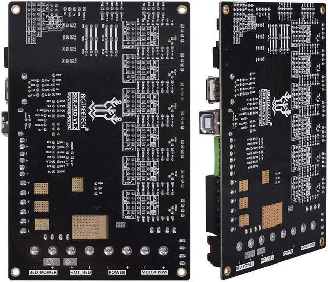 Alt view image 4 of 7 - BIGTREETECH SKR Pro V1.2 32bit Control Board high-Frequency 3D Printer Motherboard, Support TMC5160, TMC2209, TMC2130, TFT35 E3, TFT70, TFT35 V3.0.1, Mini12864 LCD