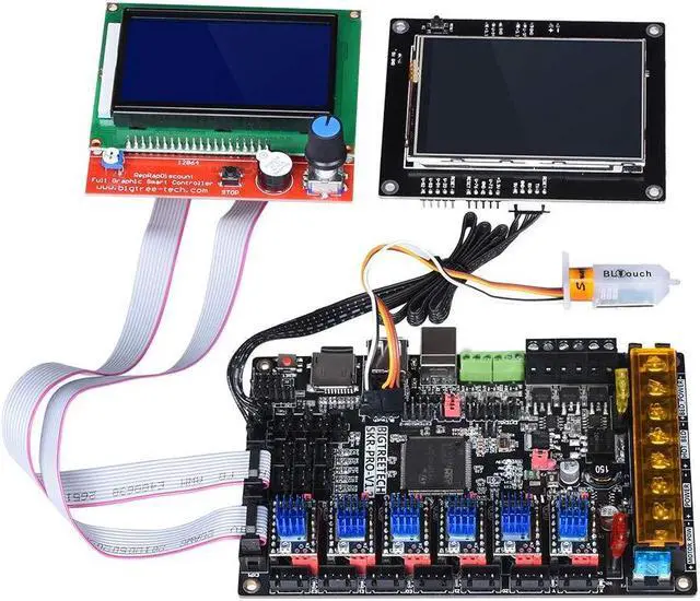Alt view image 5 of 7 - BIGTREETECH SKR Pro V1.2 32bit Control Board high-Frequency 3D Printer Motherboard, Support TMC5160, TMC2209, TMC2130, TFT35 E3, TFT70, TFT35 V3.0.1, Mini12864 LCD