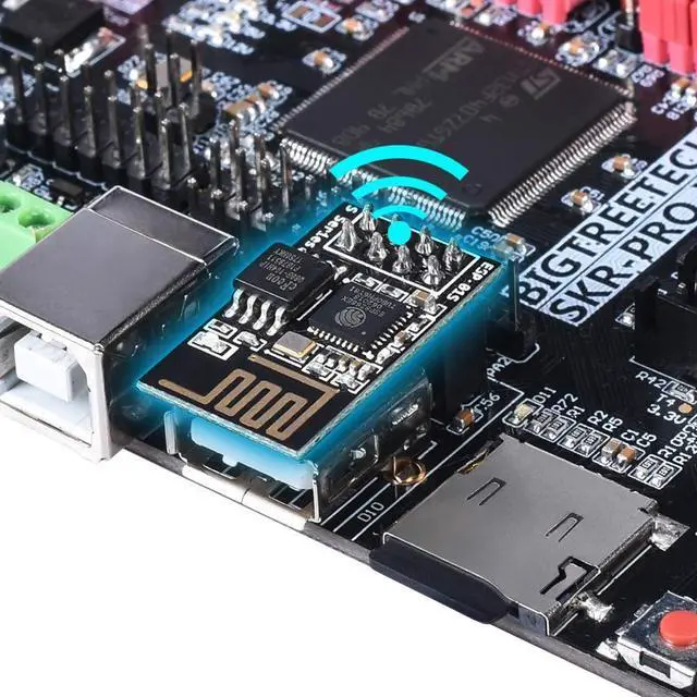Alt view image 6 of 7 - BIGTREETECH SKR Pro V1.2 32bit Control Board high-Frequency 3D Printer Motherboard, Support TMC5160, TMC2209, TMC2130, TFT35 E3, TFT70, TFT35 V3.0.1, Mini12864 LCD