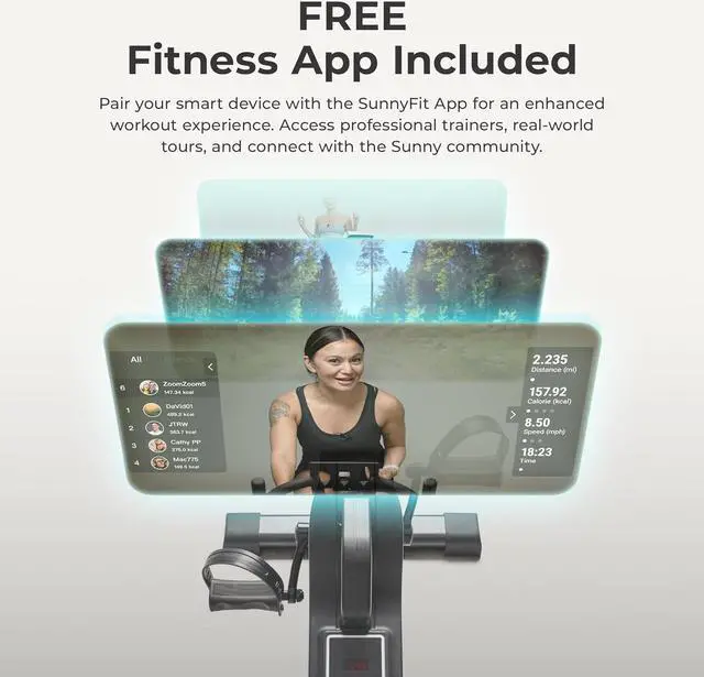 Alt view image 3 of 6 - Sunny Health & Fitness Dual Function Under Desk Pedal Exerciser, Portable Indoor Cardio Mini Bike at Home, Arm/Leg Cycle for Seniors, Optional Magnetic, Motorized & Free SunnyFit App Bluetooth Connect
