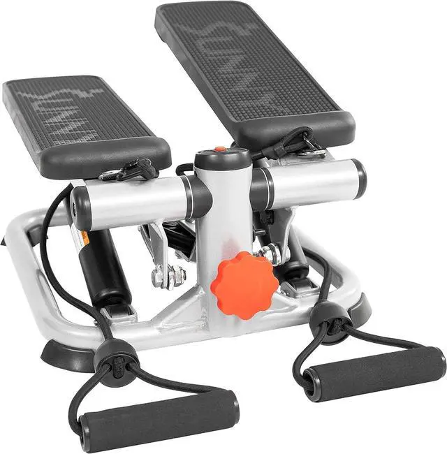 Alt view image 2 of 7 - Sunny Health & Fitness Mini Steppers for Exercise at Home, Stair Step Workout Machine, Full Body Cardio Equipment, with Optional Free SunnyFit App Connection and Resistance Band