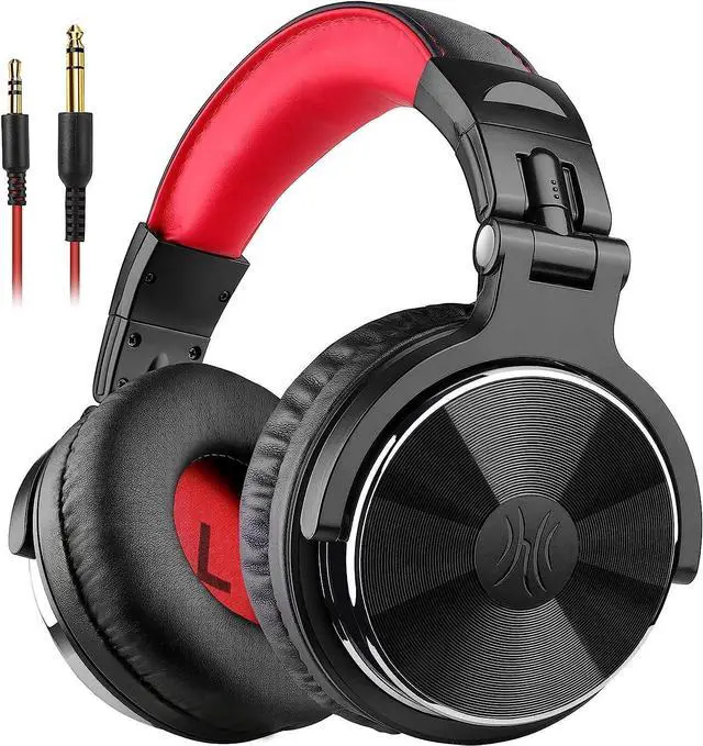 Main image of OneOdio Pro-10 Over Ear Wired Headphones for School Studio Monitor & Mixing DJ Stereo Headsets with 50mm Neodymium Drivers, 3.5mm/6.35mm Jack for AMP Computer Recording Phone Piano Guitar Laptop