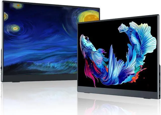 Alt view image 3 of 7 - Unew 13.3 inch 2560x1600 2.5K Portable Gaming Monitor 16:10 60Hz Display External Screen USB Mini HDMI Type-C for Laptops PS3 PS4 Switch Xbox Phone