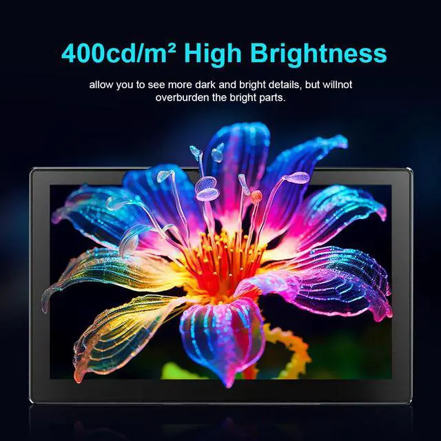 Alt view image 6 of 7 - 8 Inch 1280×800 IPS Touch Portable Monitor with HDMI TypeC Input for Laptop Switch Camera Gaming