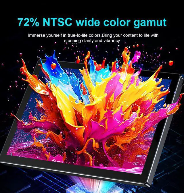 Alt view image 4 of 7 - 8 Inch 1280×800 IPS Touch Portable Monitor with HDMI TypeC Input for Laptop Switch Camera Gaming