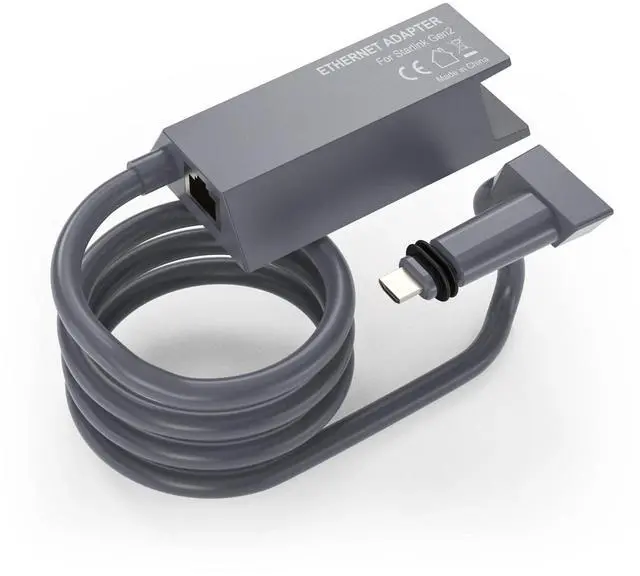 Main image of Starlink Gen2 Ethernet Adapter, RJ45 Network Dongle for Starlink Standard Actuated V2